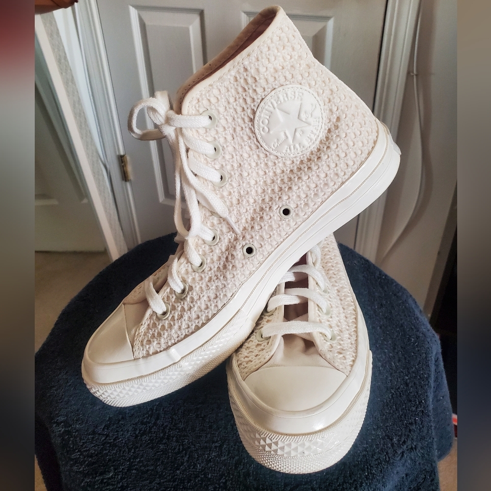 Converse Chuck Taylor All Star 70 High Top Color Egret/lilac Daze W 9.5 M 7.5 - Picture 8 of 13